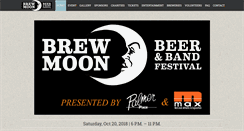 Desktop Screenshot of brewmoonfest.com